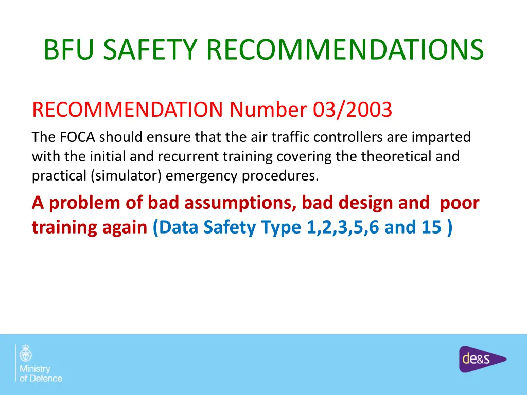 bfu safety recommendations 4