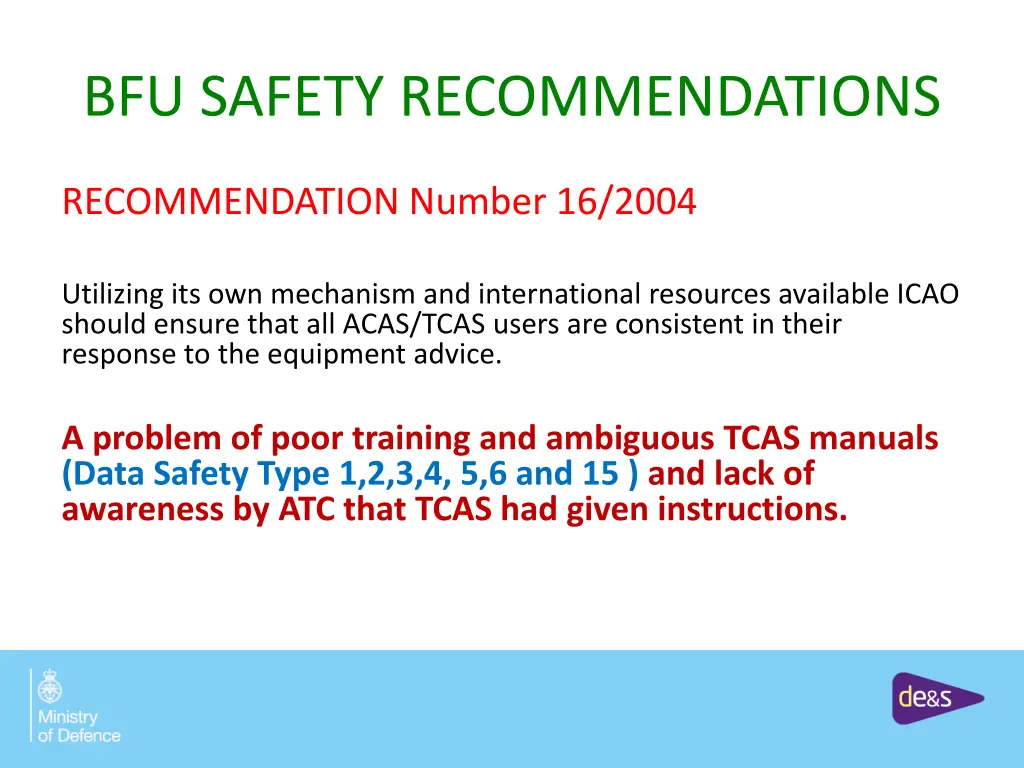 bfu safety recommendations 5