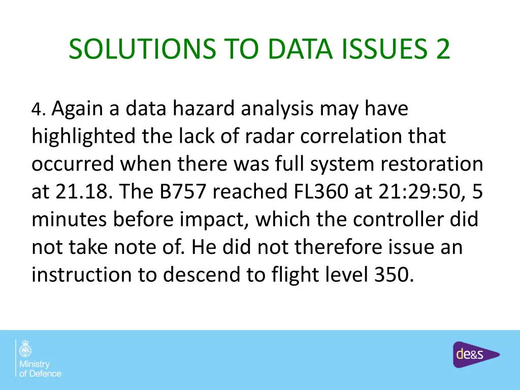 solutions to data issues 2