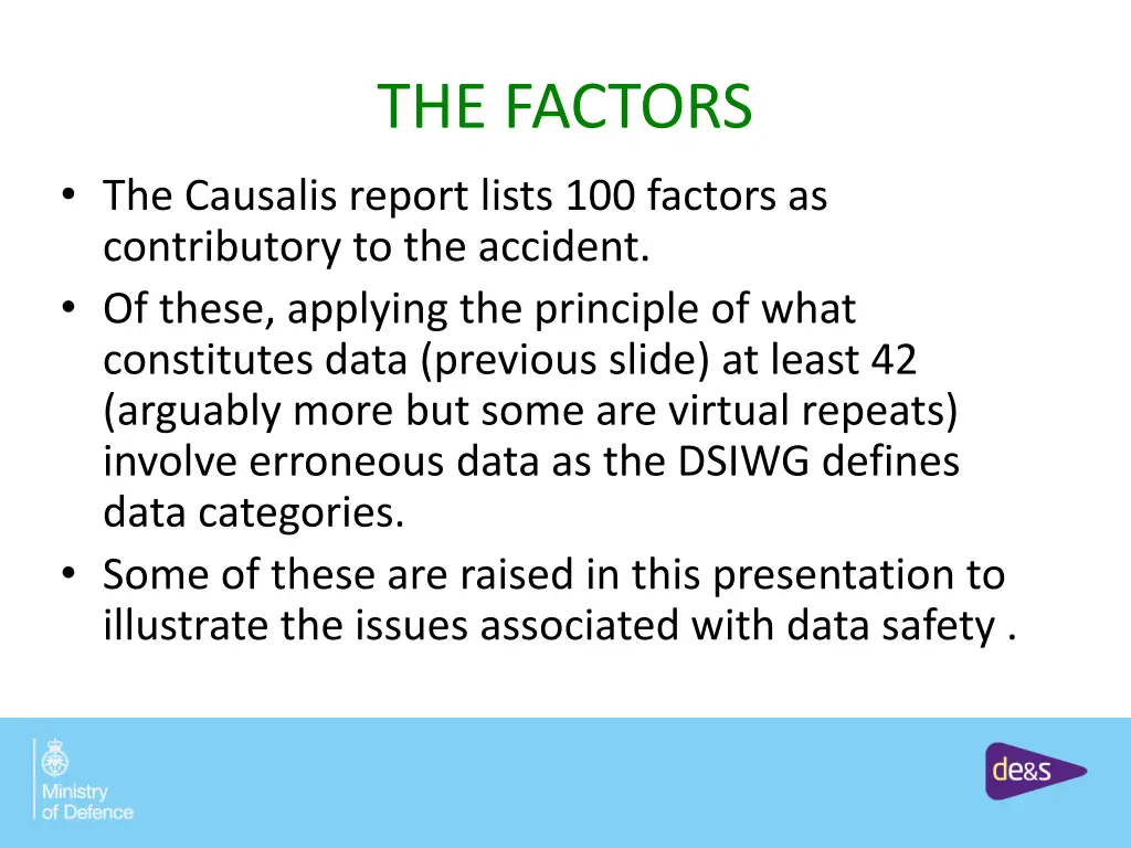 the factors