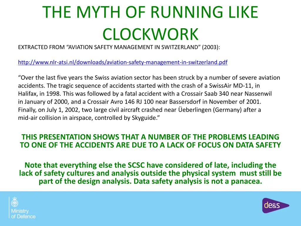 the myth of running like clockwork extracted from