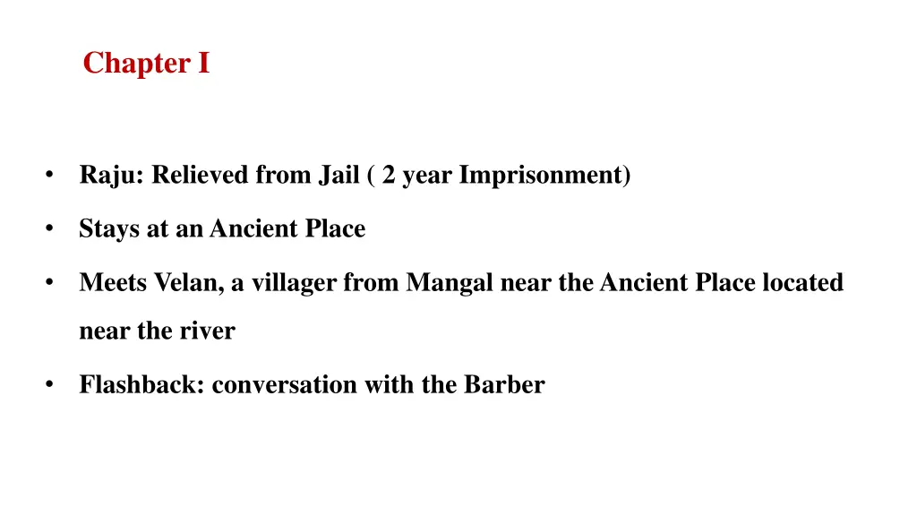 chapter i