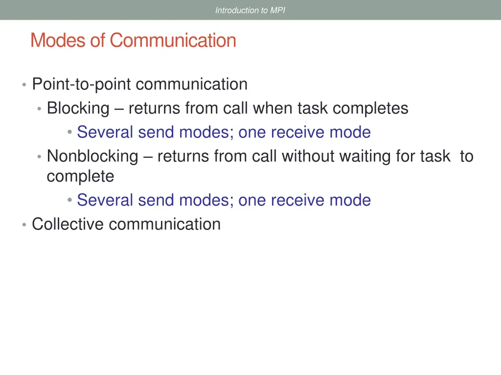 introduction to mpi 2