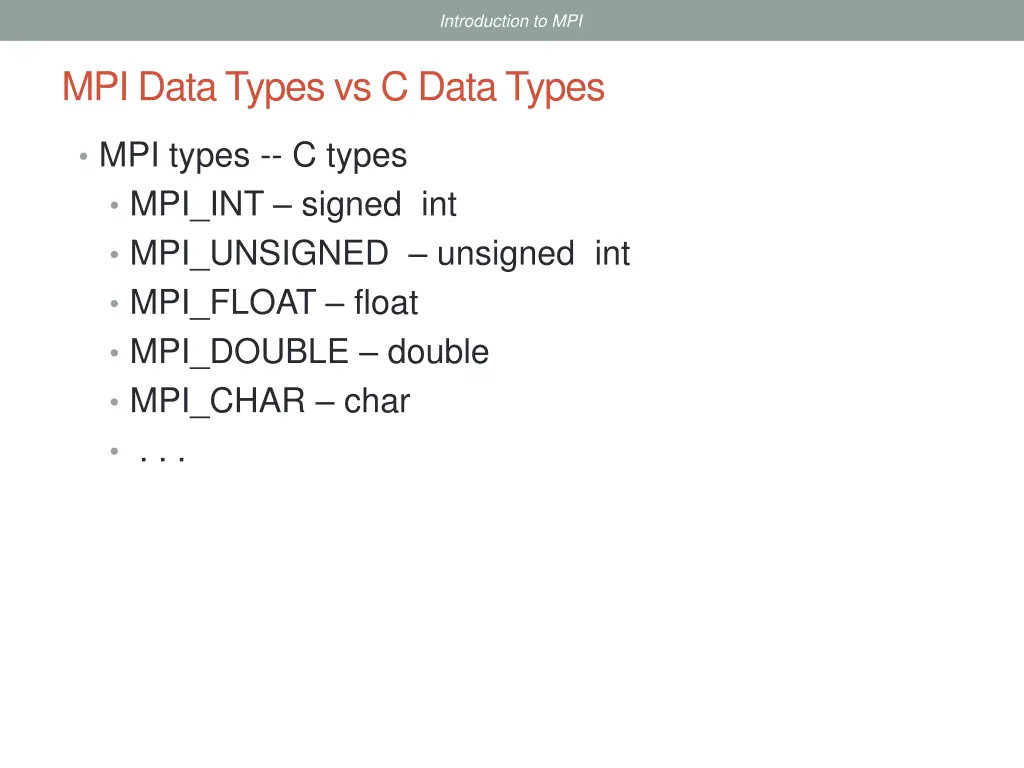 introduction to mpi 3