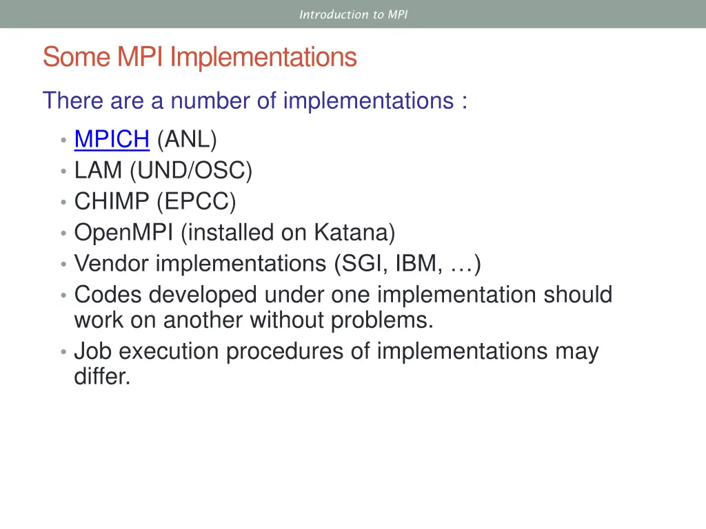 introduction to mpi 6