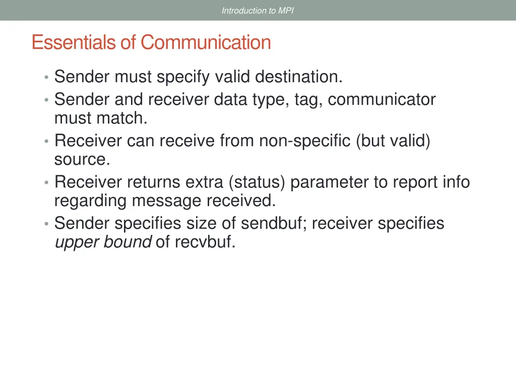 introduction to mpi 7