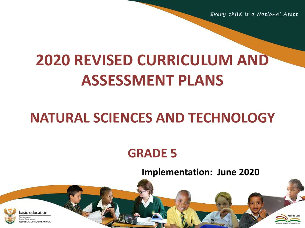 2020 revised curriculum and assessment plans