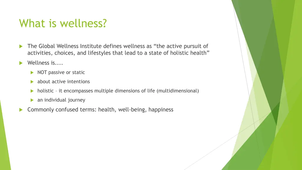 what is wellness