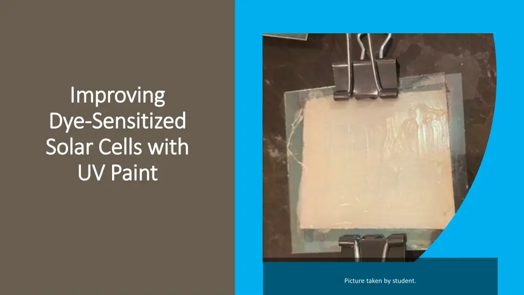 improving improving dye dye sensitized sensitized
