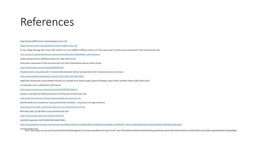 references