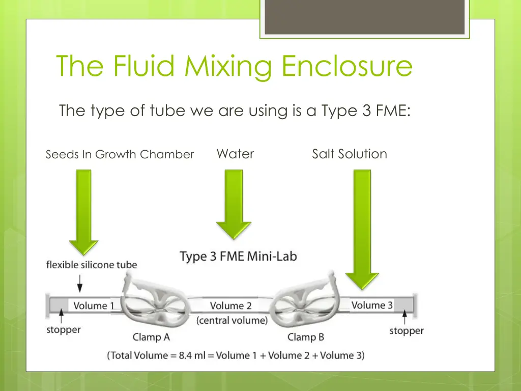 the fluid mixing enclosure