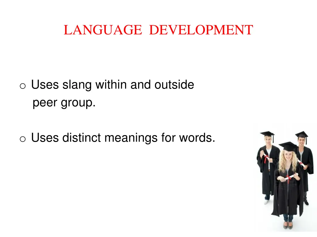 language development