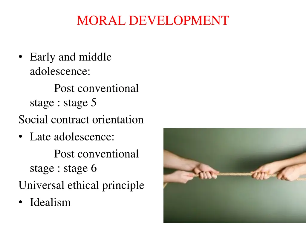 moral development