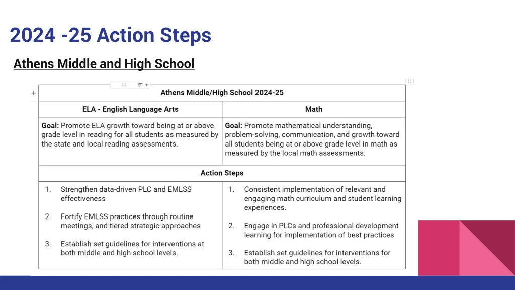 2024 25 action steps 1
