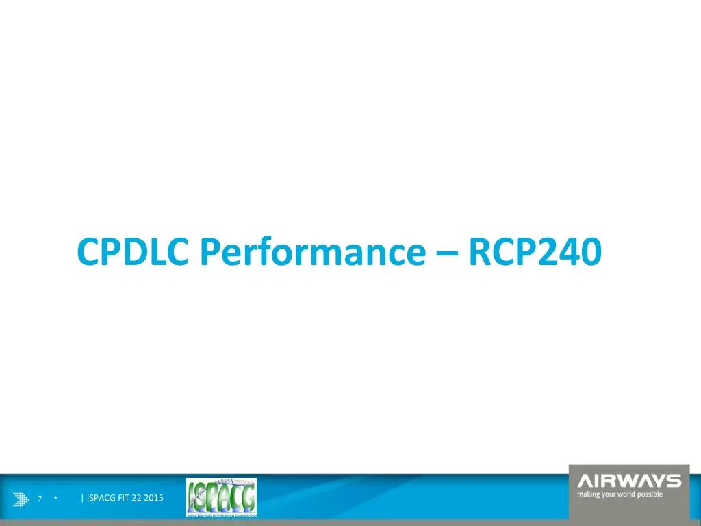 cpdlc performance rcp240