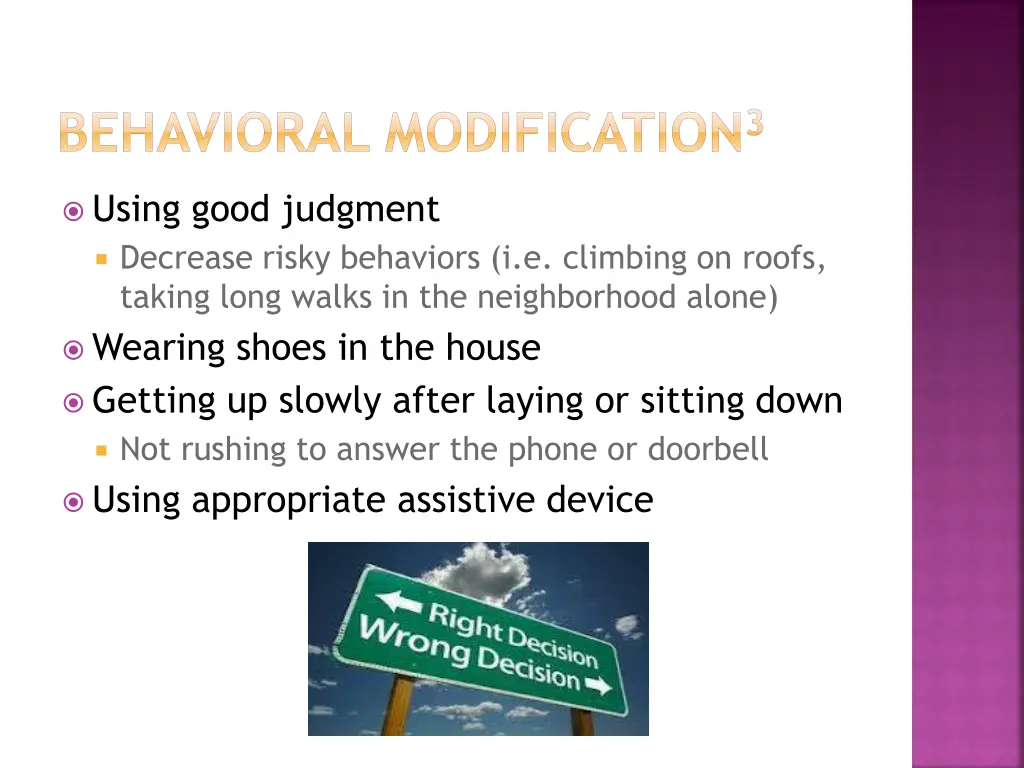 behavioral modification 3