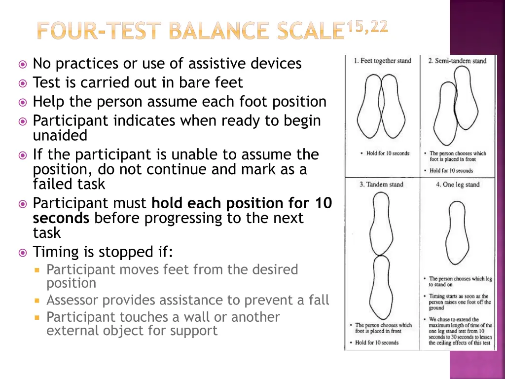 four test balance scale 15 22