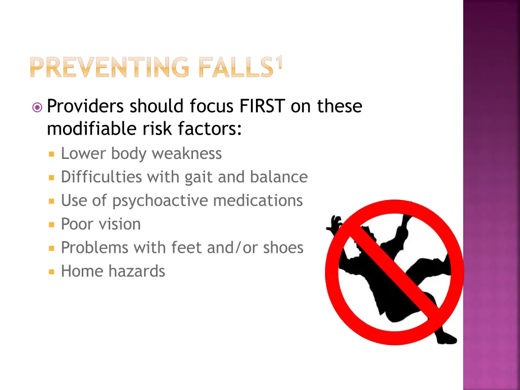 preventing falls 1