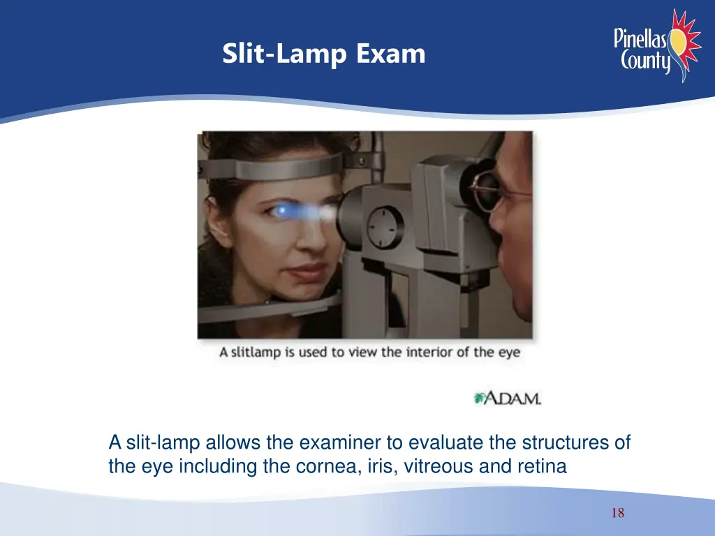 slit lamp exam