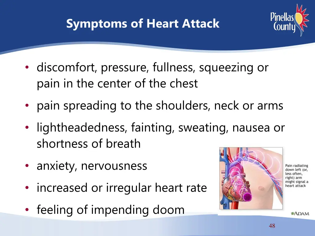 symptoms of heart attack