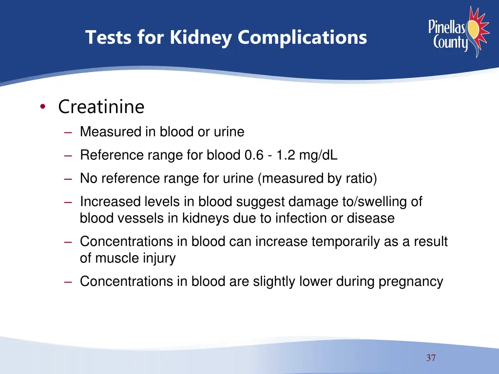 tests for kidney complications 1