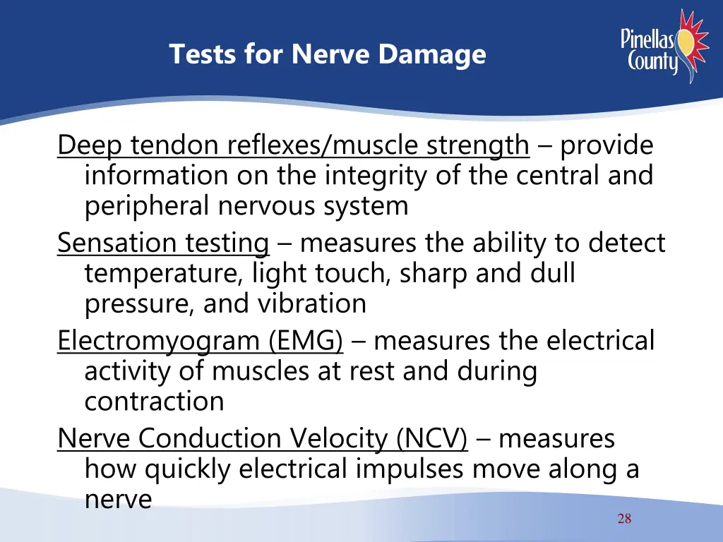 tests for nerve damage