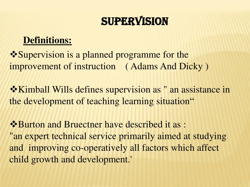 supervision supervision 1