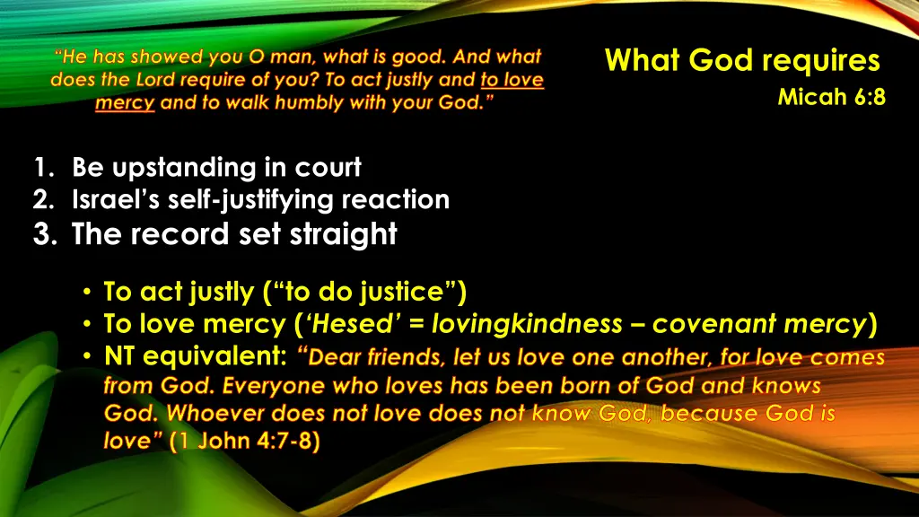 what god requires 24