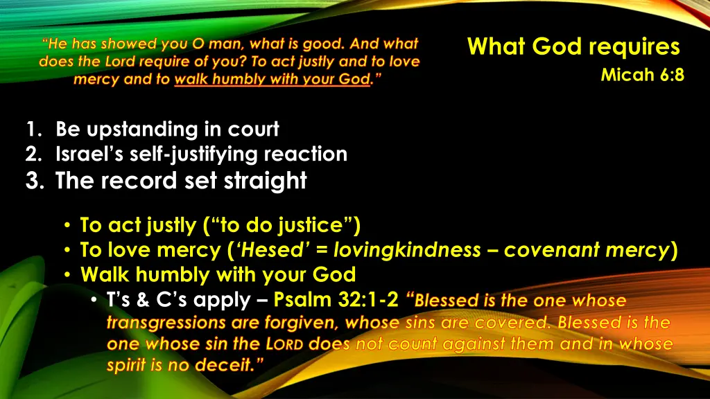 what god requires 29