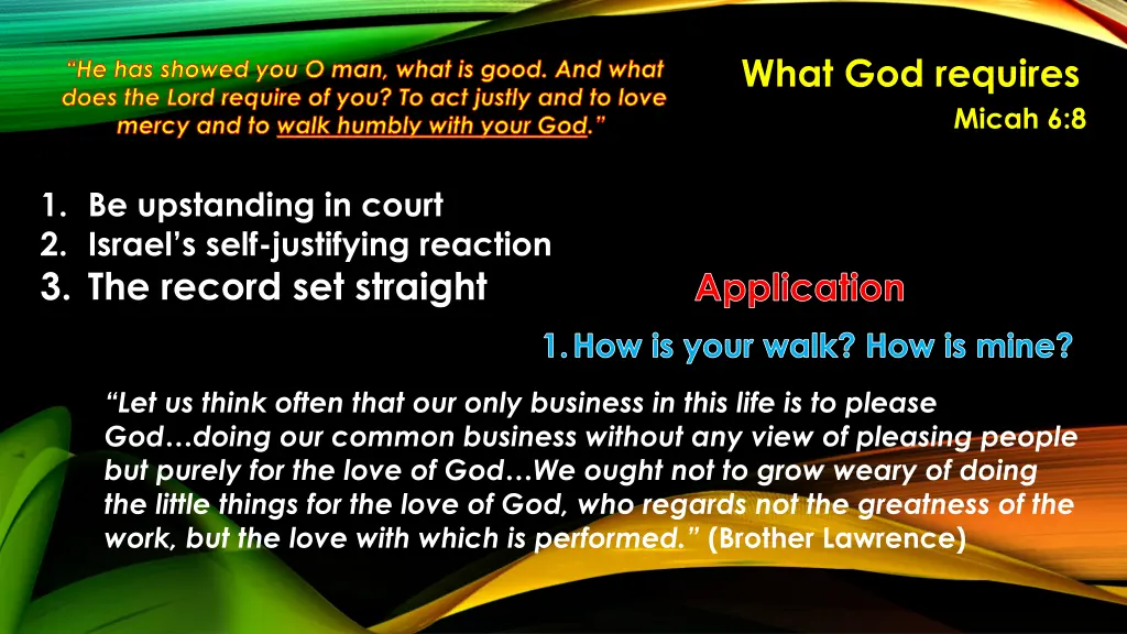 what god requires 33