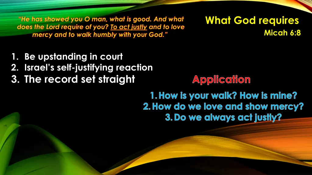 what god requires 35