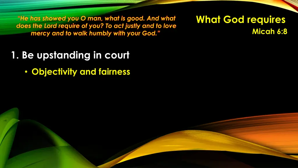 what god requires 7