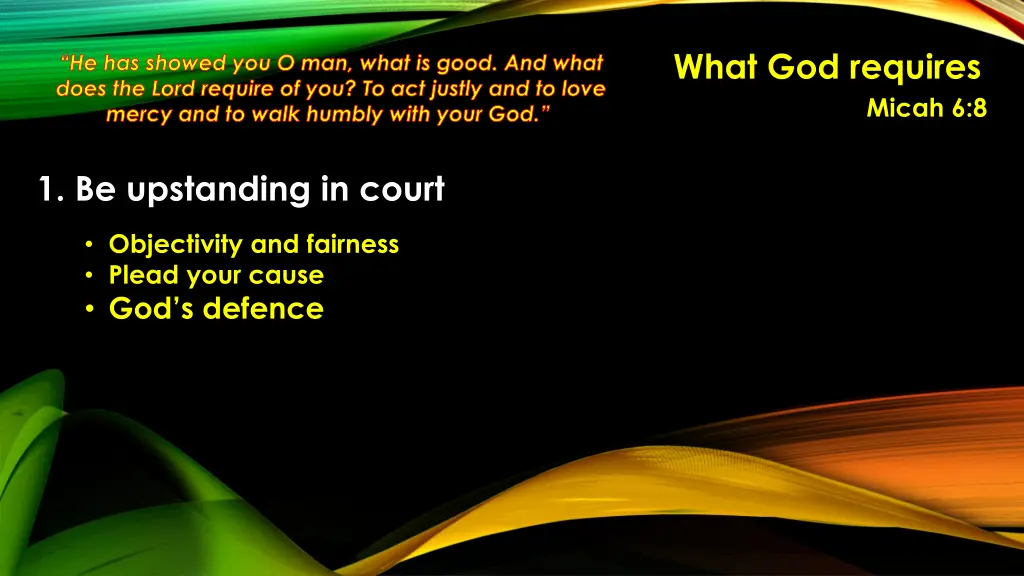 what god requires 9