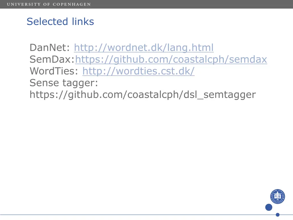 selected links