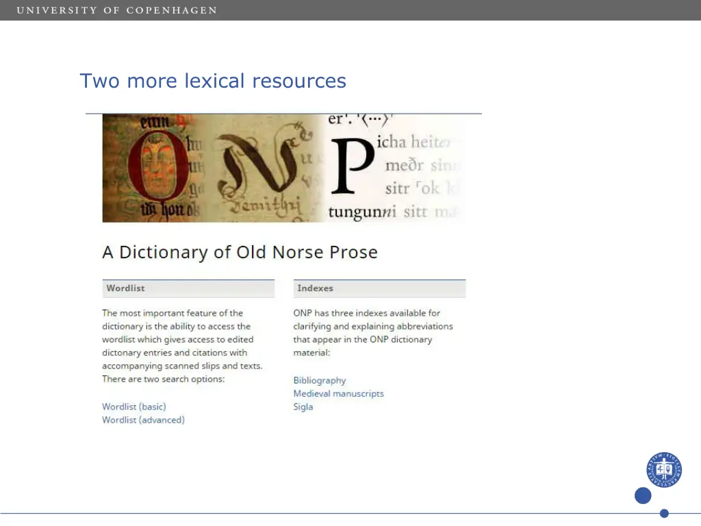 two more lexical resources
