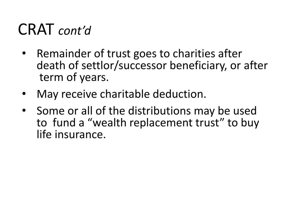 crat cont d