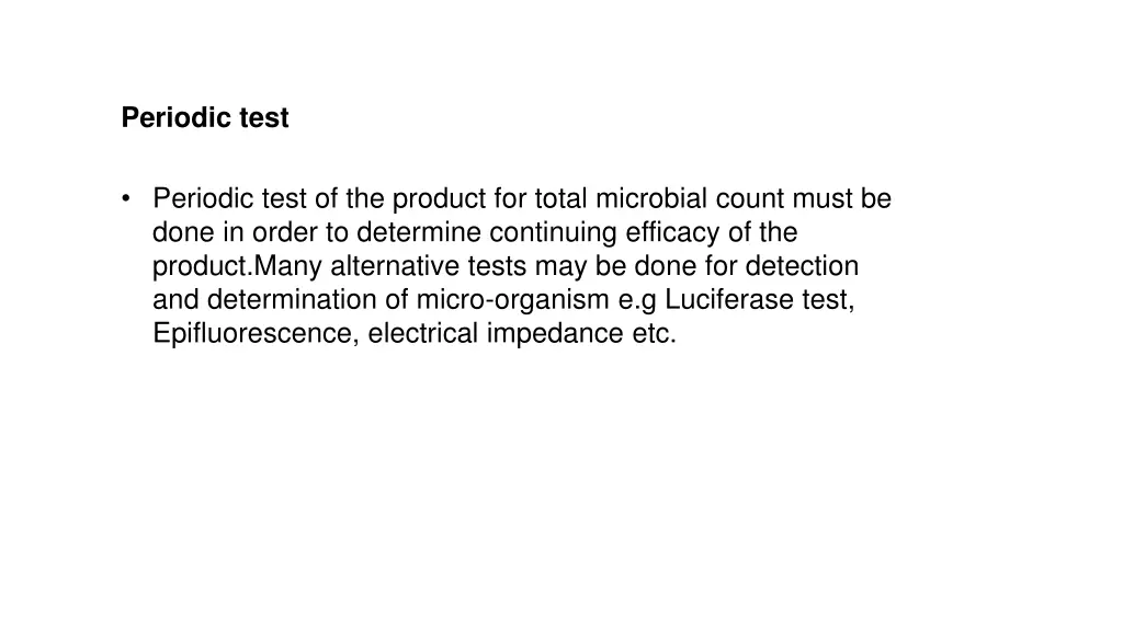 periodic test