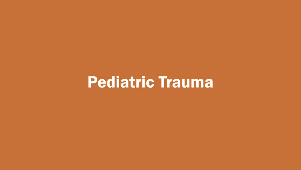 pediatric trauma