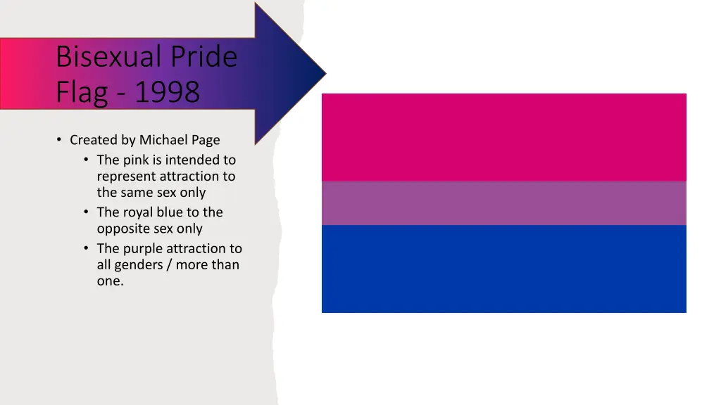 bisexual pride flag 1998