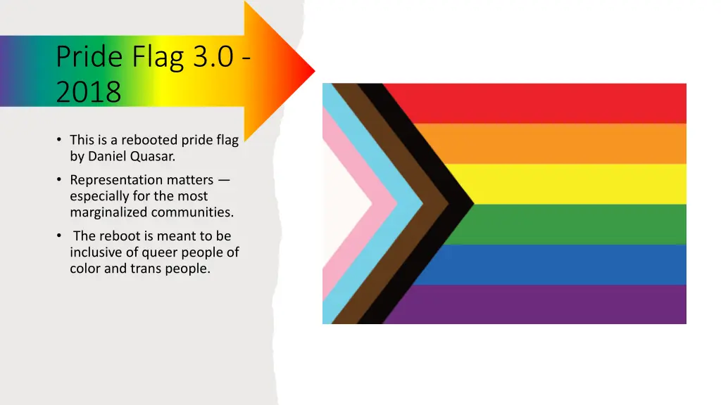 pride flag 3 0 2018