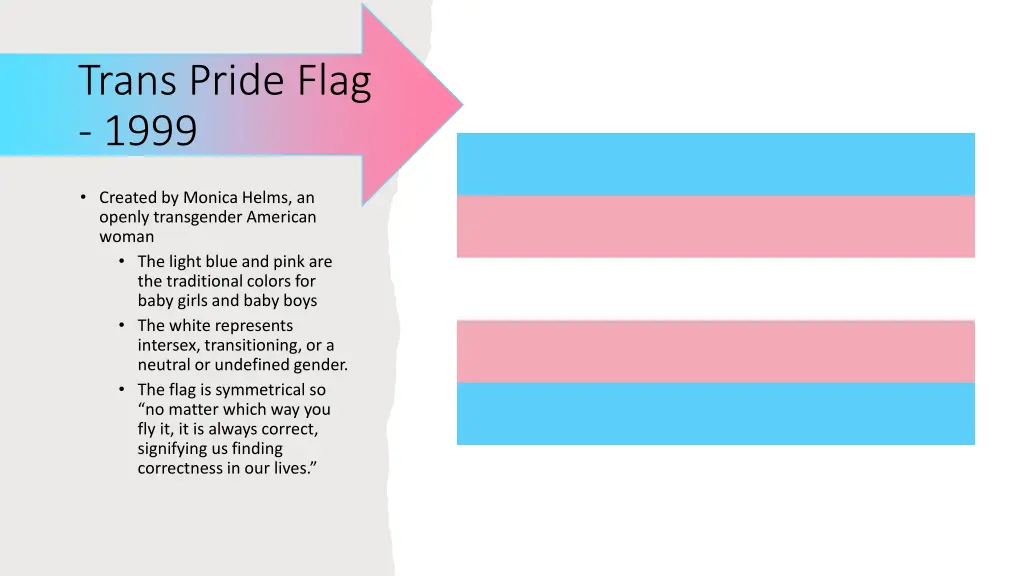 trans pride flag 1999