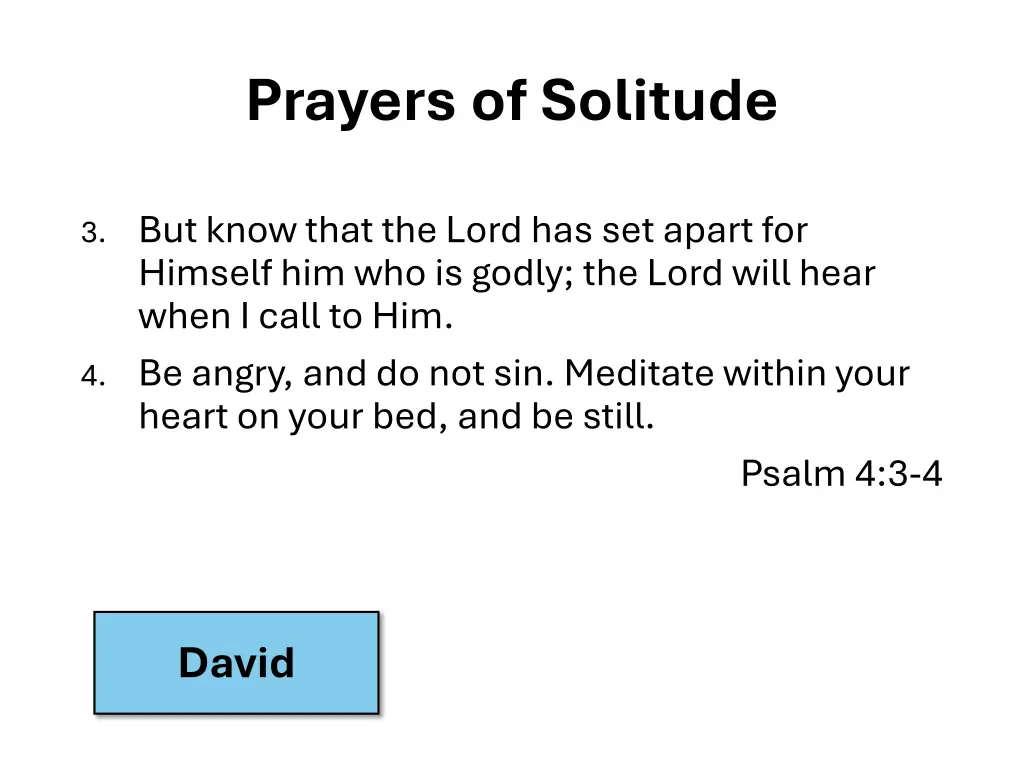 prayers of solitude 1