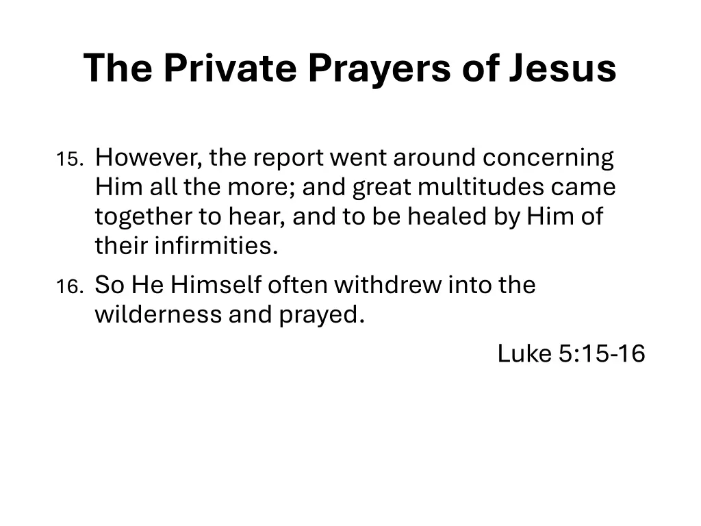 the private prayers of jesus 2