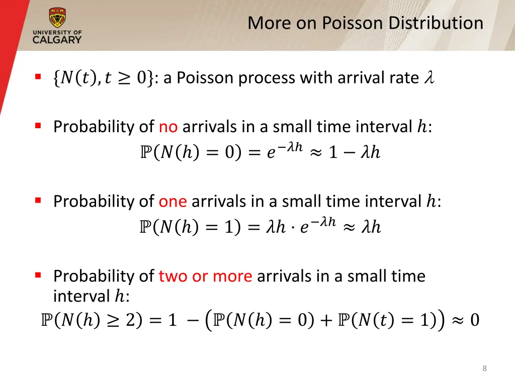 more on poisson distribution