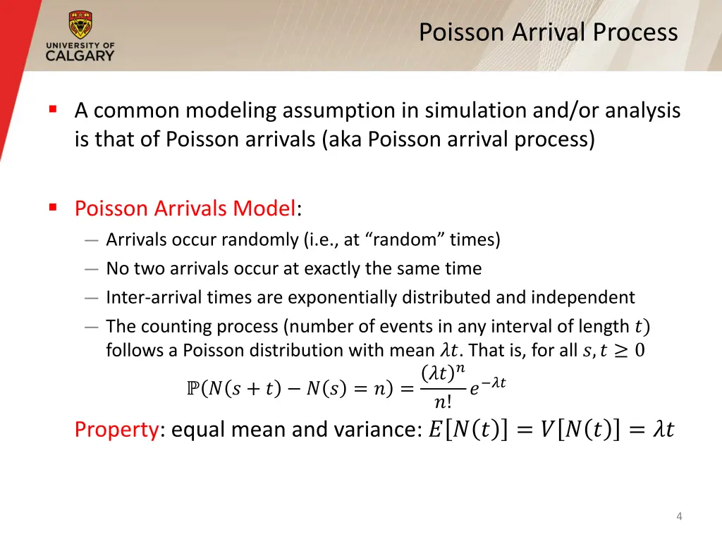 poisson arrival process