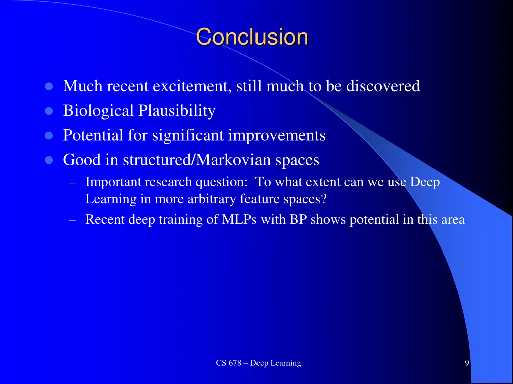 conclusion