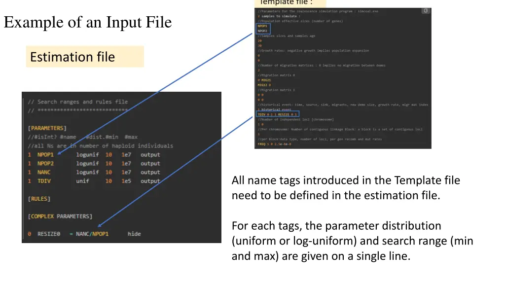example of an input file 1