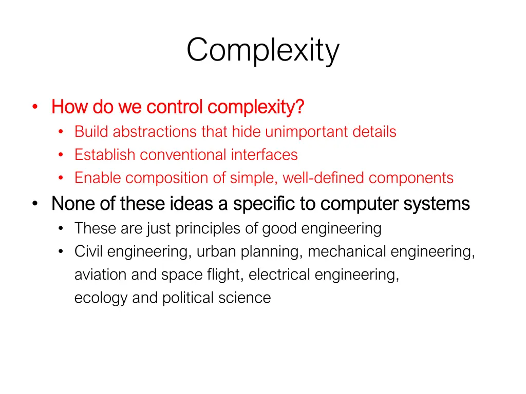 complexity