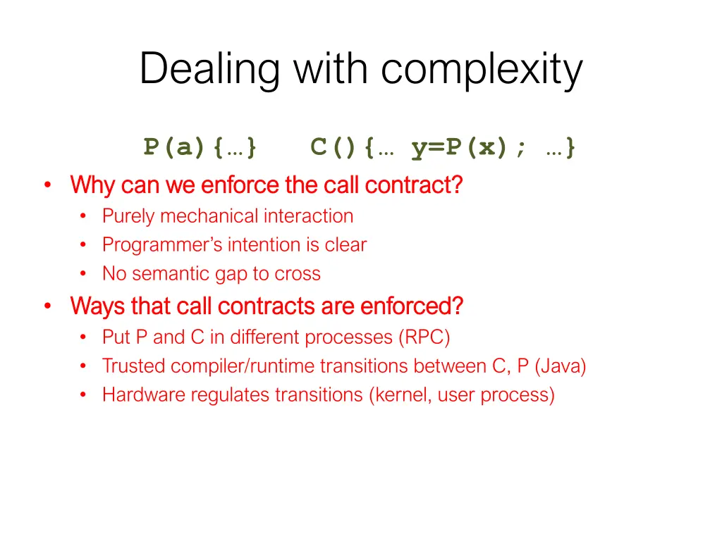 dealing with complexity 3