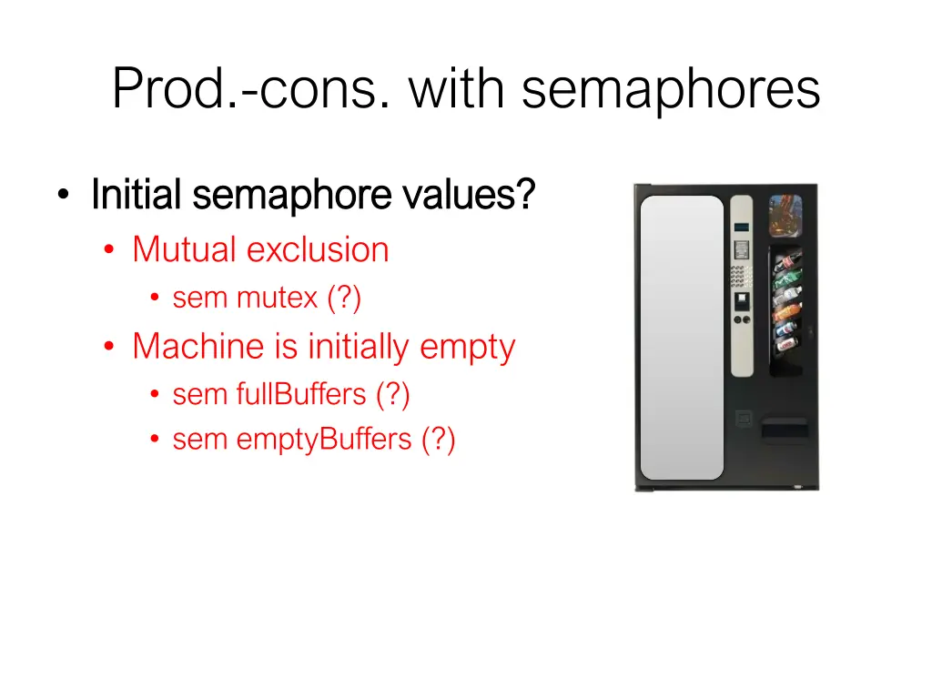 prod cons with semaphores 1